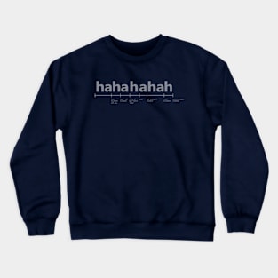 Hahahahah Meter Crewneck Sweatshirt